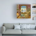 thumbnail image 3 of Ruth Sanderson 'Cosy Christmas Cat' Canvas Art, 3 of 3