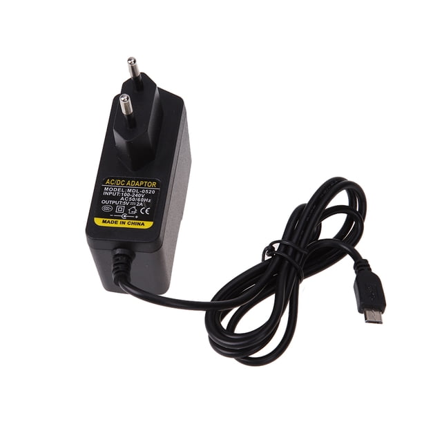 Adaptador de corriente Micro USB con enchufe europeo adaptador de cargador