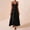 Black women's sleeveless maxi dress a1, variant on Women's Sleeveless V Neck Maxi Dress Ruched Flowy Boho A-Line Casual Elegant Long Vacation Dress for Summer Beach, Black 2XL