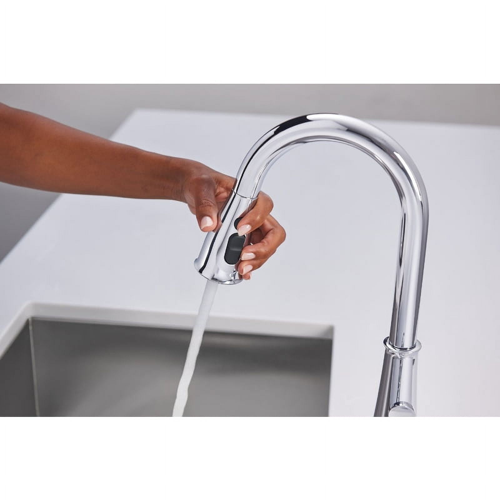 Moen Hadley One Handle Chrome Pulldown Kitchen Faucet