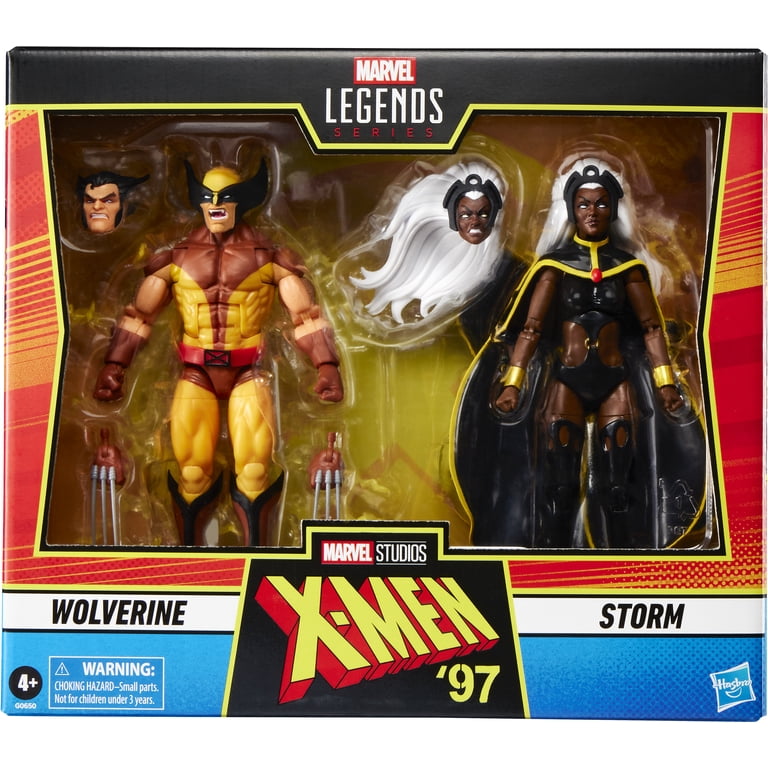 Marvel Legends Series Wolverine and Storm, X-Men '97, 6-Inch