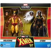 Marvel Legends Series Wolverine and Storm, X-Men 97, 6-Inch Action Figures