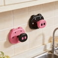 thumbnail image 5 of ROLKFUK 2Pcs Suction Cup Hooks, No Drill Heavy Duty Wall Hooks for Bathroom Kitchen Shower, Removable Plastic Hooks for Towels Loofahs Keys, 5 of 8
