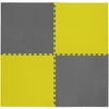 Tadpoles 24" Playmat Set, 4pc, Yellow/Grey
