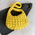 thumbnail image 3 of Bolso con cremallera para mujer bolso de media luna a la moda bolso elegante para chica de gran capacidad, 3 of 9