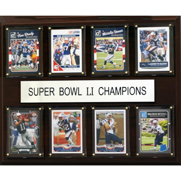 New England Patriots Super Bowl LI Champions 12'' x 15'' Plaque
