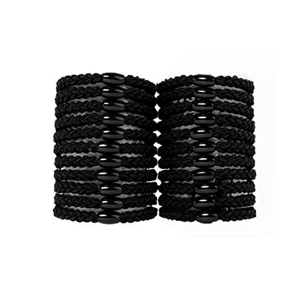 Hair Ties For Women Ponytail Holders, Pro Braided Elastic Ties, Hair