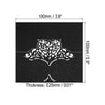 thumbnail image 2 of Uxcell Table Name Place Cards,25pack Favor Decor Hollow Butterfly Cut Design Seat Blank Card, Black, 2 of 5