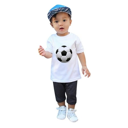 

ZIZOCWA Toddler Boy Plaid Shirt Children Kid Girls Boys Football Soccer Print Casual T-Shirt Tops Shirts Baby Boy Clothe Boys Pants Youth Wrestling Warm Up Dinosaur 3 Piece Set Baby Boy Size 6 Cloth