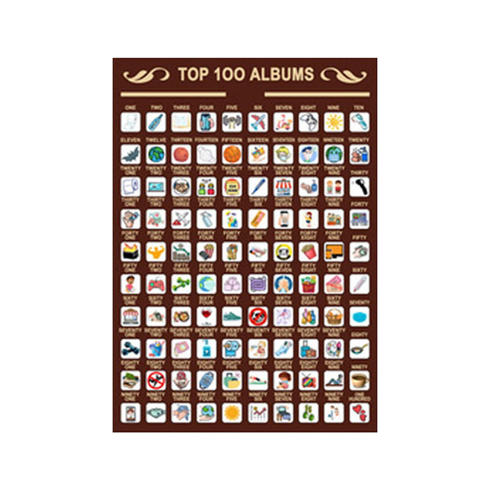 100 Dates Scratch Off Poster-Scratchable Bucket List Wall Decoration Couples Gifts Anniversary Gift Valentine's Day Idea Engagement Gift Relationship