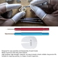 thumbnail image 3 of Watch Needle Lever, Alloy Steel 2Pcs High Strength Watch Hands Remover Compact Non Slip Handle Easy To Use with Pad for Repair Inspection Maintenance, 3 of 7