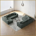 thumbnail image 2 of 188-Inch Modern Corduroy Modular L-Shaped Sectional Sofa - No Assembly for Living Room & Bedroom, 2 of 13