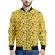 thumbnail image 3 of Bonita chaqueta con cremallera y diseño de palomitas de maíz de dibujos animados para hombres y niños, sudadera con estampado 3D, camisetas de primavera y otoño, chaquetas bomber de manga larga de gra, 3 of 5