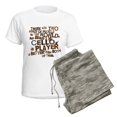 thumbnail image 5 of CafePress - Cello Player Women's Light Pajamas - Women's Short Sleeve Print T-Shirt and Pants Light Cotton Pajama Set, 5 of 7