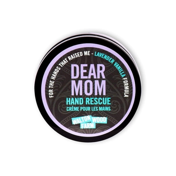 Walton Wood Farm Hand Rescue (Querida mamá) Calmante aroma a lavanda y vainilla, apto para veganos y sin parabenos, 4 oz