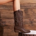 thumbnail image 4 of BURUDANI Women's Western Cowboy Mid-Calf Boots, 4 of 5