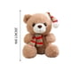 thumbnail image 3 of Fiudx Oso de Peluche Navideño de Rayas Verdes y Blancas con Gorro de Papá Noel, Tela Suave y Acogedora, Adorable Decoración, Regalo Navideño, Versátil para La Hora de Dormir y Fiestas, Tamaño 20 X 25, 3 of 6