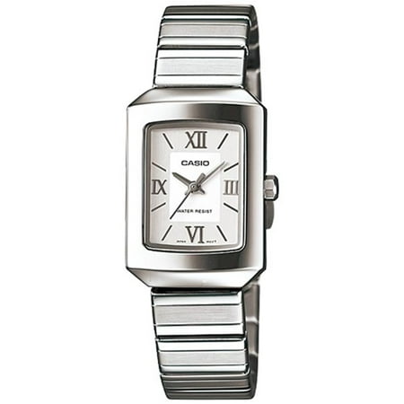 Casio Women's Core LTP1357D-7C Silver Stainless-Steel Quartz Fashion Watch