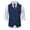 Blue, variant on Mens Western Herringbone Suit Vest Tweed Wool Blend Slim Fit Waistcoat Blue