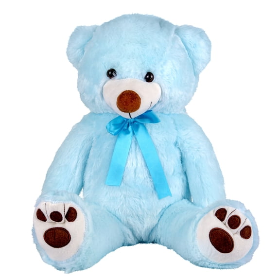 HOMEHUT Large Blue Plush Teddy Bear - Jumbo Stuffed Animal Plush Gift, 23"