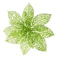 thumbnail image 4 of Bewildely Adornos de Navidad Árbol de Navidad Hueco Flor artificial Decoración Flor de plástico 10/20X Kits de decoración para fiestas Verde claro Bewildely HA001459-08, 4 of 6