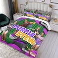 thumbnail image 3 of Moose Tube Conjunto de sábanas temático, trío de piezas, cómodo y amigable con la piel, diseño único, regalo de decoración para el hogar para familiares, amigos y fans, 90 cm * 190 cm, 3 of 6