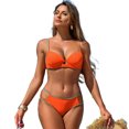 thumbnail image 1 of KYAIGUO Bikini String Triangle pour Femme Ensemble String Brésilien Deux Pièces Maillot de Bain Mignon S-TG, 1 of 9