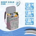 thumbnail image 4 of Summer Beach Resort Cooler Backpack High-Capacity 26 Cans Leakproof for Camping Picnic with Exotic Floral Design, 4 of 6