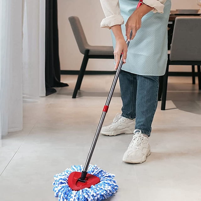 OUNONA 1Jgo Mango Giratorio Para Mopa Con Acero Inoxidable Y Plástico Práctico Multi Color