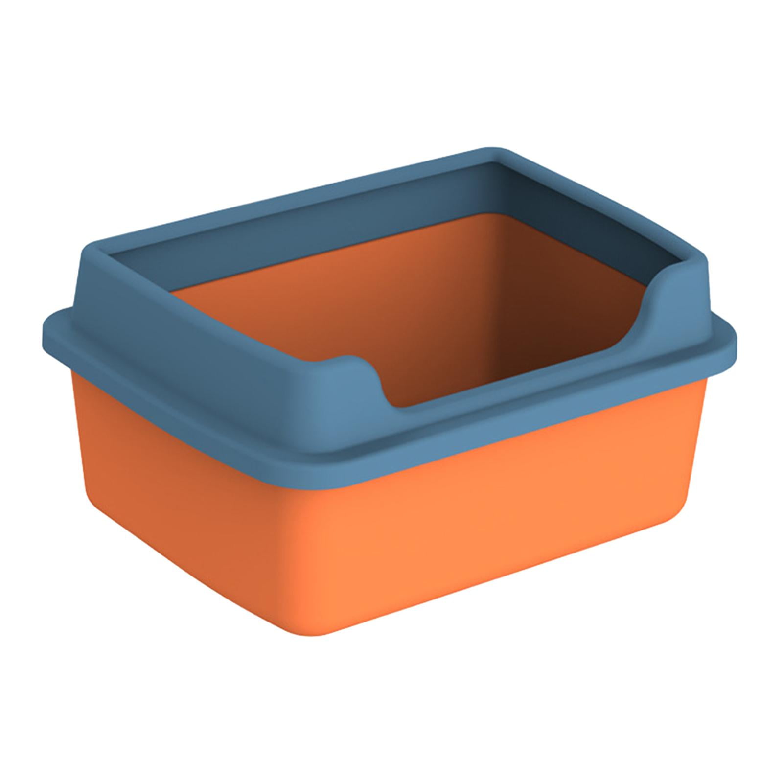 Fzaqwen Cat Litter Boxes for Indoor Cats Tall Detachable with High Sides with Rim Litter