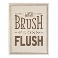 thumbnail image 1 of Stratton Home Decor S01438 Wash Brush Floss Flush Wall Art, 1 of 1