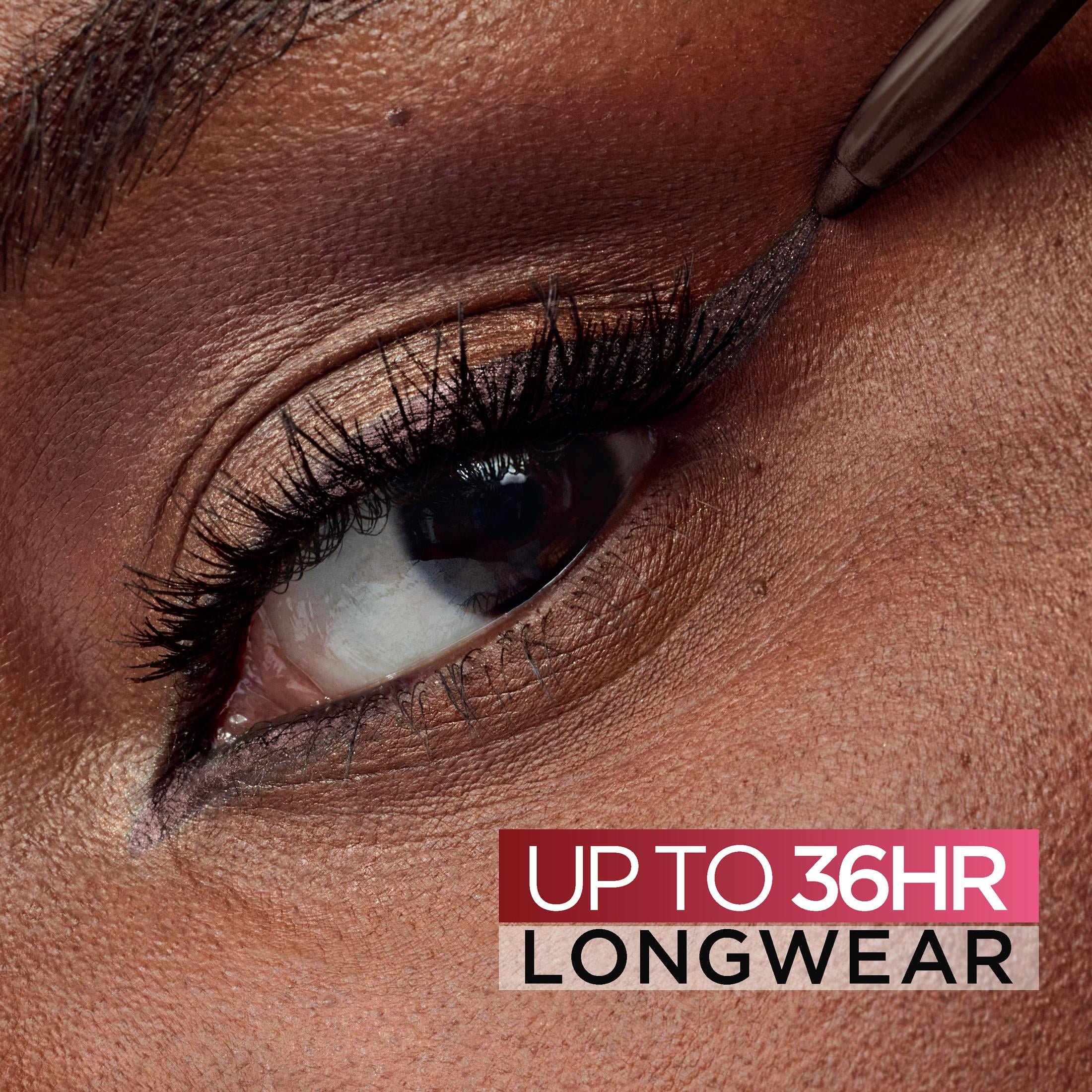 L'Oreal Paris Infallible Grip Mechanical Eyeliner Pencil, Waterproof Gel Eyeliner, Brown Denim, 0.011 oz
