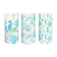 thumbnail image 2 of Hovilon 3-Piece Ocean Themed LED Candles, Battery Operated Flameless Table Lamps with Remote, Seaside Plastic Decorative Lights for Wedding Party Home Centerpiece, Safe Reusable Night Light Set, 2 of 6