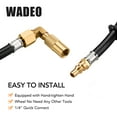 thumbnail image 2 of Wadeo Propane Elbow Adapter with Extension Hose, 12FT RV Quick-Connect Extension Hose with Propane Elbow Fitting for Blackstone 17 Inch or 22 Inch Griddle, 2 of 8