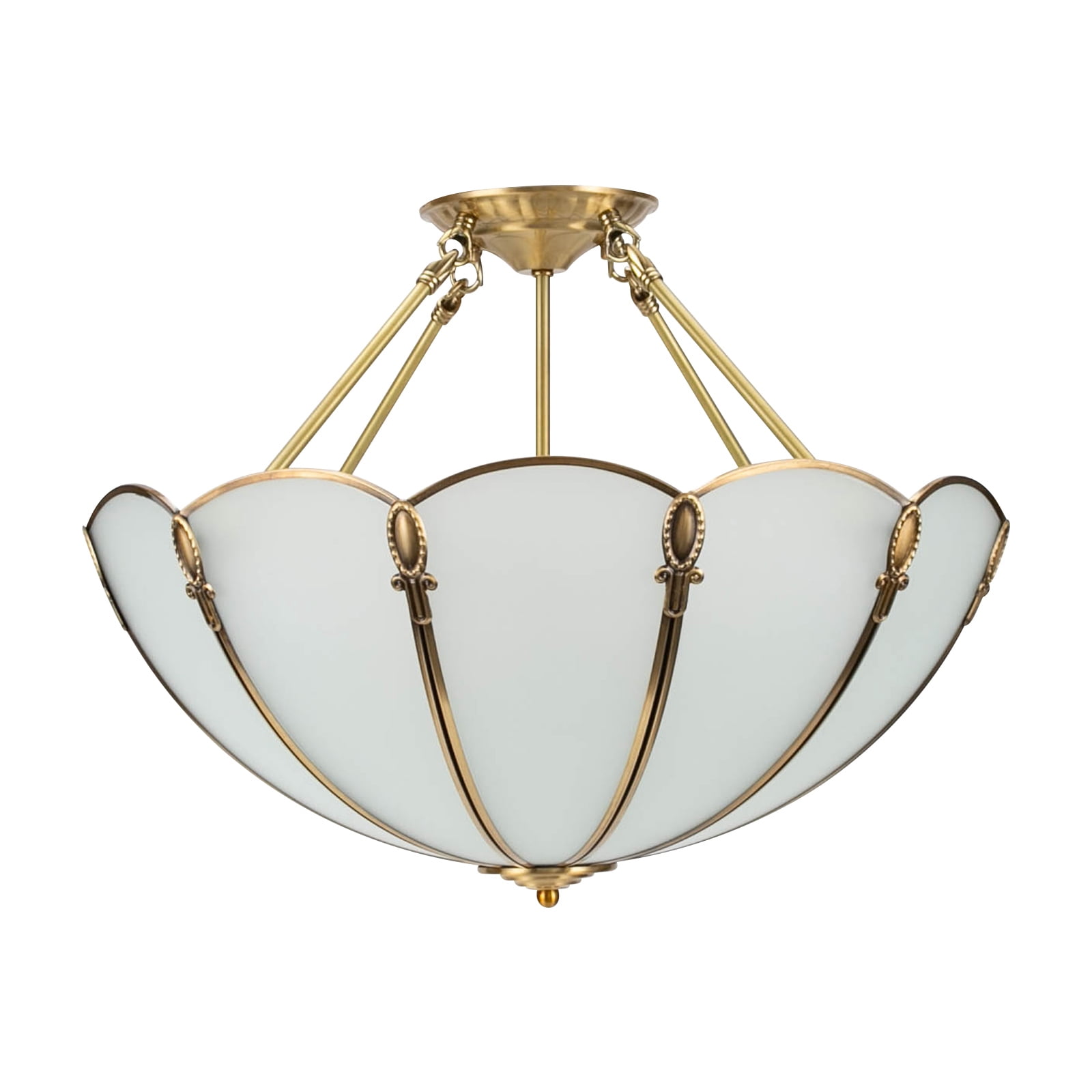 Ceiling Light, Glass Ceiling Light, Vintage Ceiling Light for Bedrooms, Living Rooms, Dining Rooms, Study Rooms (Not Included Bulb)