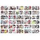 thumbnail image 1 of Halloween Pumpkin Decorative Stickers Mini Maker 36 Sheets Halloween Pumpkin Face Stickers Kids Toddler Party Favors Halloween Candy Stickers Gifts 30 Sheets in a Pack, 1 of 5