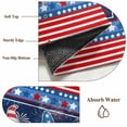 thumbnail image 6 of Independence Day Entryway Rug 2'x3'&nbsp; Non Slip Front Door Mats, Patriotic Gnomes USA Flag Firework Entrance Rugs Indoor Outdoor Carpet, Washable Floor Mats Small Area Rug for Bedroom Kitchen, 6 of 8