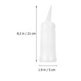 thumbnail image 4 of FELTECHELECTR 5 botellas pulverizadoras portátiles de gran capacidad para peluquería, rellenables, para champú y espray (blanco, 260 ml), 4 of 7
