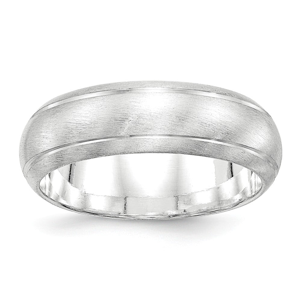 Best Quality Free Gift Box Sterling Silver 7mm Satin Finish Band Best Quality Free Gift Box Sterling Silver 7mm Satin Finish Band