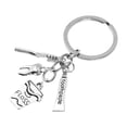 thumbnail image 3 of KAKOWELY Keychain Toothbrush Toothpaste Keychain Creative Dentist Key Ring Key Chain Pendant,2.83X"X1.14"X0.12", 3 of 5