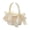 5769 meters white, variant on Elegant White Fabric Wedding Flower Basket With Bow Decoration For Bridal Party Church Ceremonies And Special Event