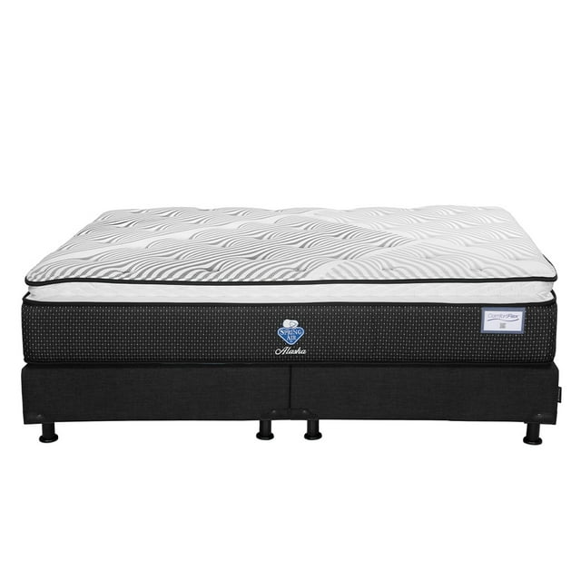 Colchón King Size Alaska + Box Base Cama