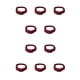 thumbnail image 1 of Guardurnaity Diademas para mujer, diademas deportivas, turbante, bandanas, bandas para el cabello, diadema de viaje, accesorios envolventes de moda Vino rojo 10Conjunto, 1 of 6