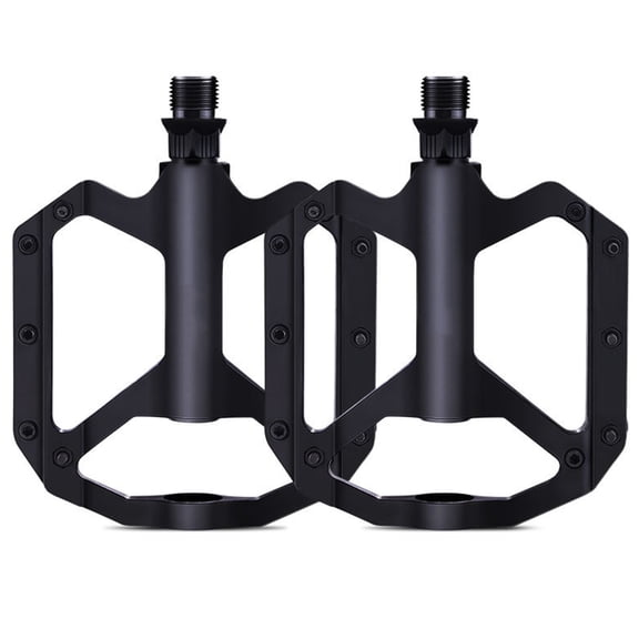 Sagargo Wide Nylon Bearing Bike Pedals Non Slip Mtb Road Bicycle Pedals with Dual Black