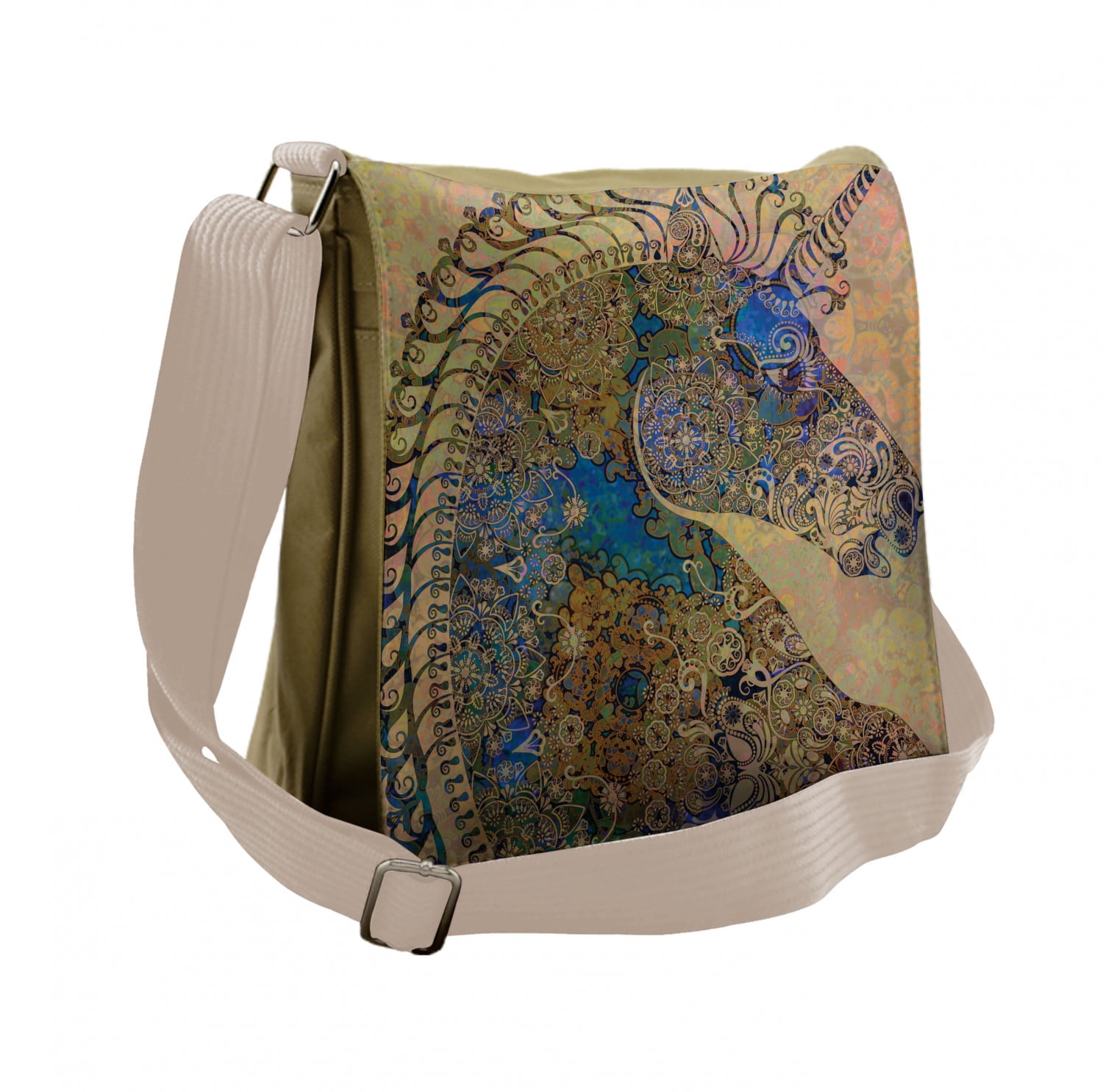 pastel messenger bag
