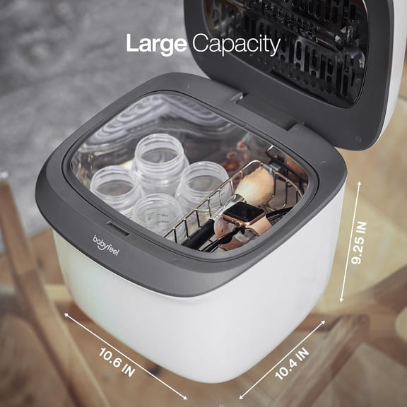 UV Light Box - High Capacity UV Cleaner for Nail Tools, Salon Supplies & Baby Products (Timer Setting, Touch Control)