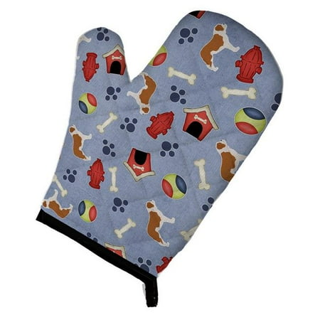 

Saint Bernard Dog House Collection Oven Mitt
