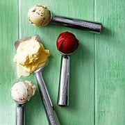 Zeroll 1024 Original Ice Cream Easy Scoop with Unique Liquid Filled Heat Conductive Handle Simple One Piece Aluminum Design Easy Release 48 Scoops per Gallon Made in USA, 1.5-Ounce, Silver