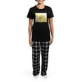 thumbnail image 4 of CafePress - Ray Of Sunshine Pajamas - Women's Short Sleeve Print T-Shirt and Pants Dark Cotton Pajama Set, 4 of 7