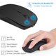 thumbnail image 2 of Mouse inalámbrico XeGe Slim receptor USB-C recargable -Negro, 2 of 4
